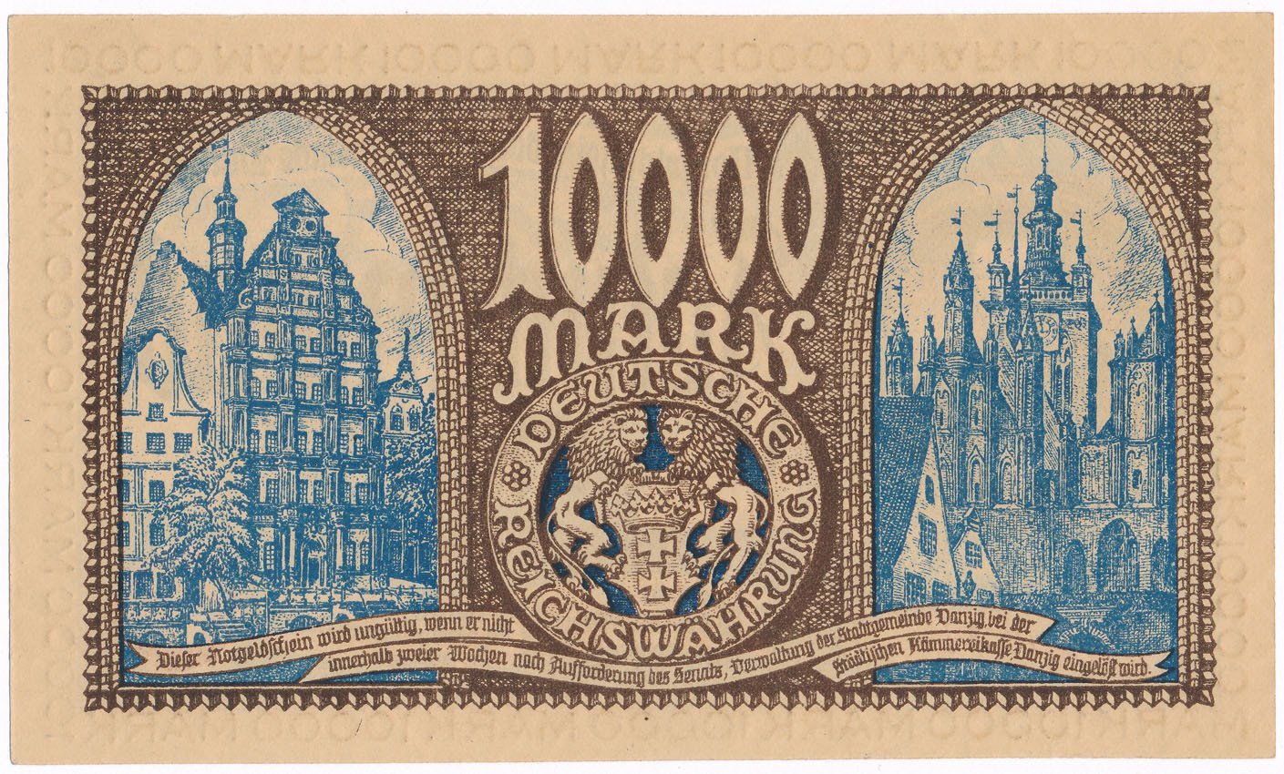 Wolne Miasto Gdańsk 1000 marek 1923